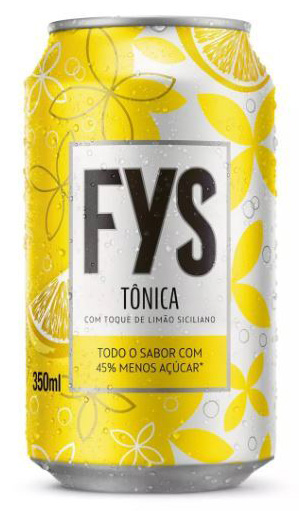 FYS COM TOQUE DE LIMÃO SICILIANO ÁGUA TÔNICA DE QUININO FYS COM TOQUE DE LIMÃO SICILIANO ÁGUA TÔNICA DE QUININO