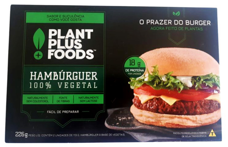 PLANT PLUS FOODS HAMBÚRGUER VEGETAL