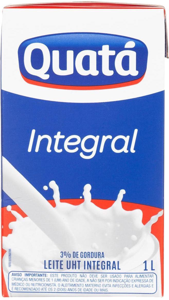 QUATÁ LEITE INTEGRAL UHT