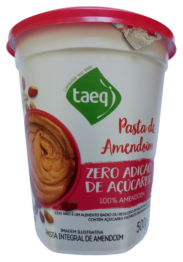 TAEQ PASTA DE AMENDOIM INTEGRAL