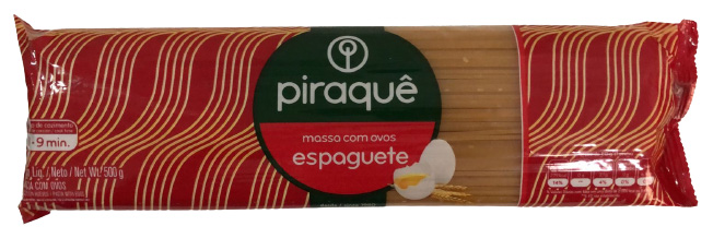 PIRAQUÊ MASSA DE SÊMOLA COM OVOS