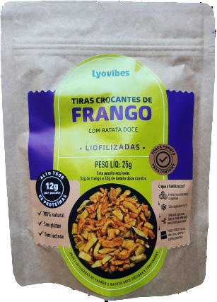 LYOVIBES TIRAS CROCANTES DE FRANGO COM BATATA DOCE