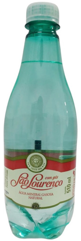 SÃO LOURENÇO ÁGUA MINERAL COM GÁS DE 510ML