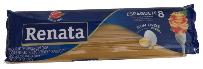 RENATA MASSA DE SÊMOLA COM OVOS