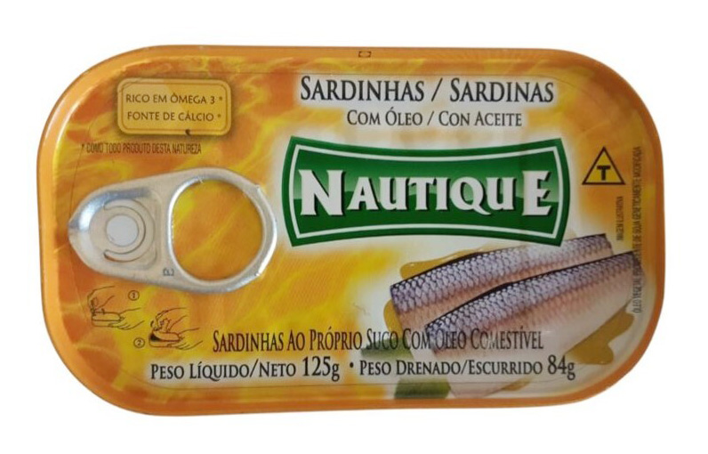 NAUTIQUE SARDINHA COM ÓLEO
