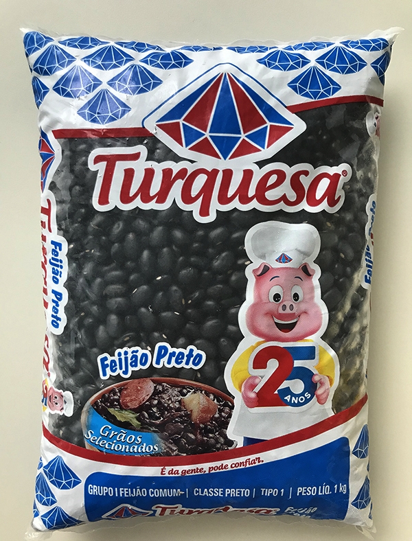 TURQUESA FEIJÃO PRETO