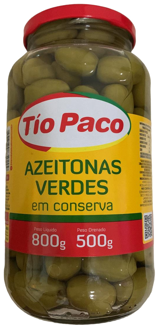 TIO PACO AZEITONAS VERDES EM CONSERVA