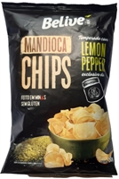 BELIVE MANDIOCA CHIPS TEMPERADO COM LEMON PEPPER | Teste de Snacks: Veja qual é a melhor marca