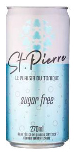 ST. PIERRE SUGAR FREE ÁGUA TÔNICA DE QUININO DIETÉTICA