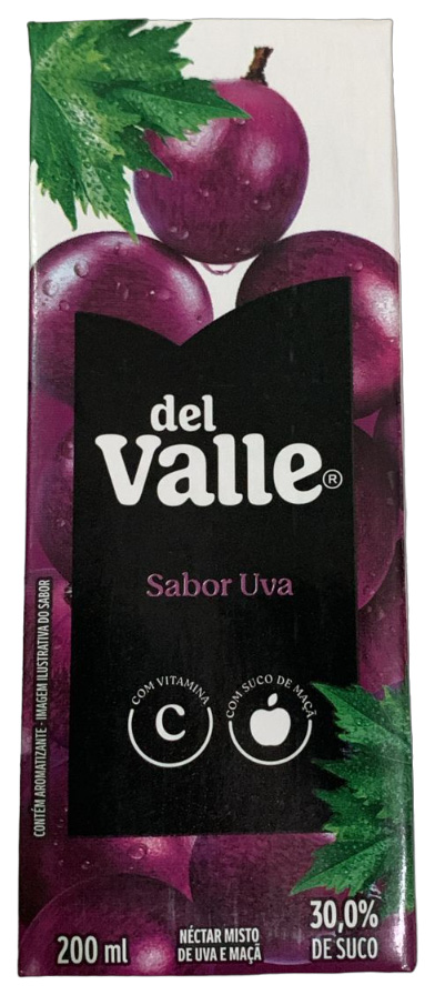 DEL VALLE NÉCTAR MISTO DE UVA E MAÇÃ