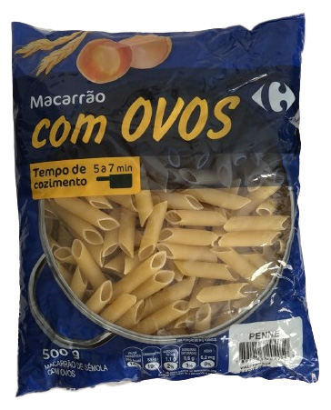 CARREFOUR MASSA DE SÊMOLA COM OVOS