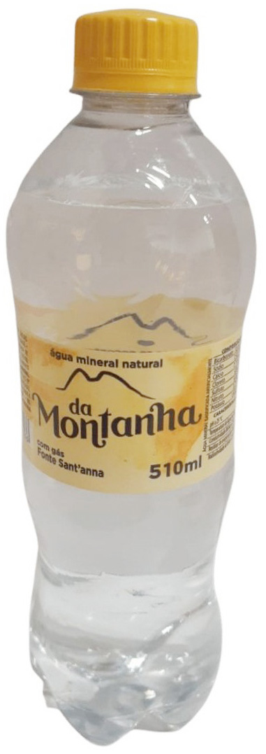 DA MONTANHA ÁGUA MINERAL COM GÁS DE 510ML