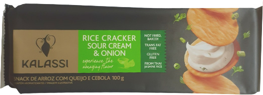 KALASSI SNACK DE ARROZ COM QUEIJO E CEBOLA
