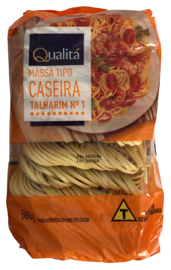 QUALITÁ MASSA DE SÊMOLA COM OVOS